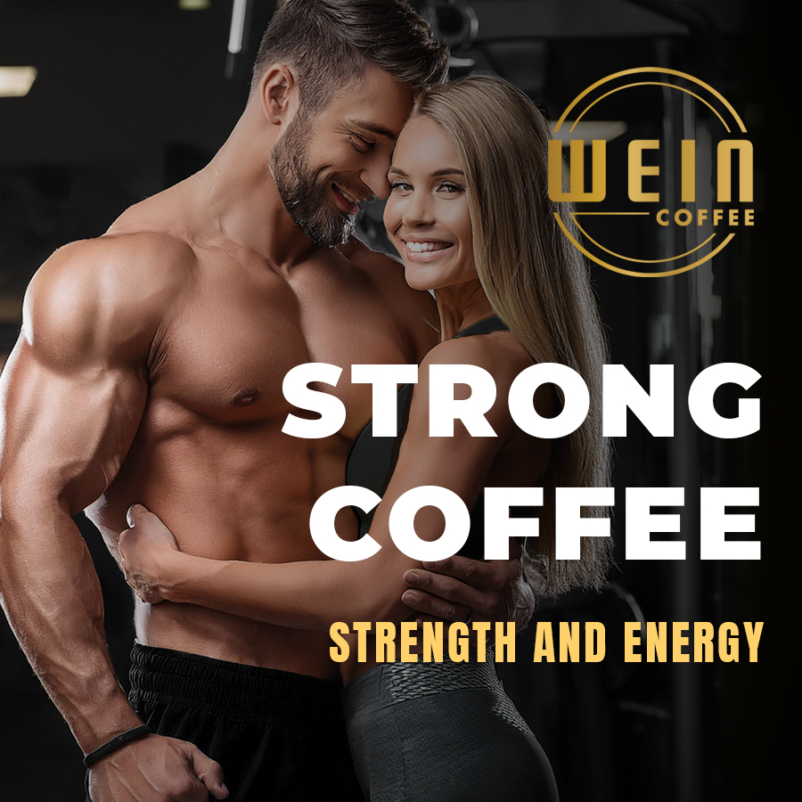 MR.STRONG COFFEE 5 IN 1 - ENERGY BOOSTER FOR MEN - BLACK COFFEE 5 IN 1